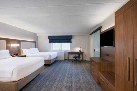 Standard Room, 2 Queen Beds | Hypo-allergenic bedding, desk, laptop workspace, blackout drapes