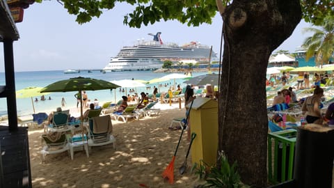 Beach nearby, white sand