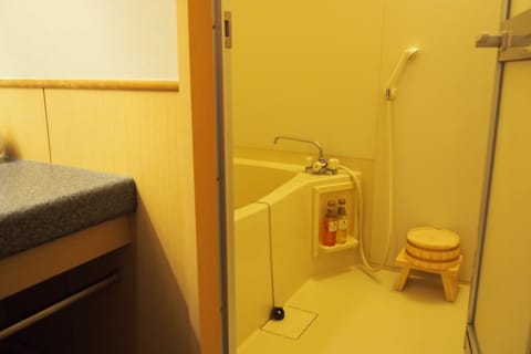 Japanese Room, East Building, 12-14Tatami | Bathroom | Combined shower/tub, hair dryer, slippers, bidet