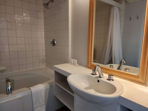 Luxury Double Room, River View | Bathroom | Free toiletries, hair dryer, towels, soap