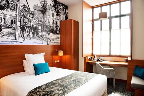 Pillowtop beds, in-room safe, individually decorated