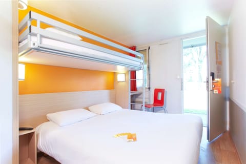 Standard Room, Multiple Beds (1 Double and 1 Single bed) | Desk, blackout drapes, free WiFi, bed sheets