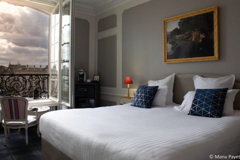 Chambre Royale - view of Place Stanislas | Premium bedding, in-room safe, individually decorated