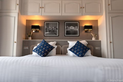 Double Superior room - side street view | Premium bedding, in-room safe, individually decorated