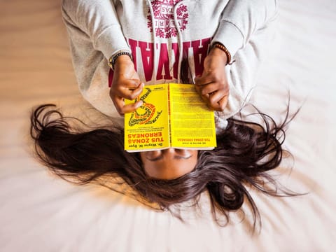 Premium bedding, desk, blackout drapes, soundproofing