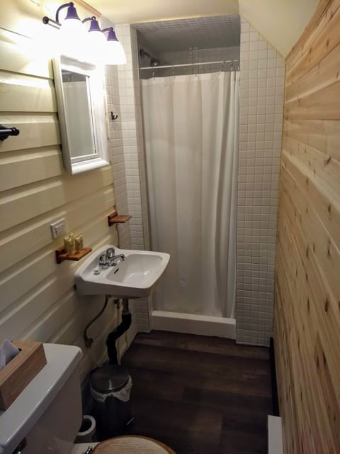 Traditional Cabin | Bathroom | Shower, free toiletries, hair dryer, towels