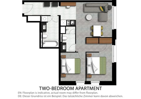 Two bed - Apartment | Floor plan
