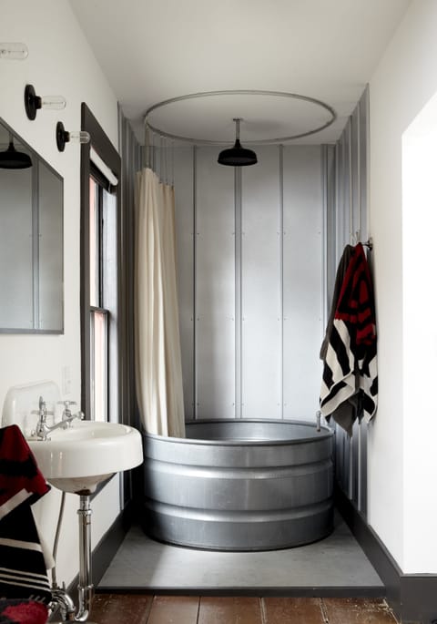 Suite, 1 Queen Bed (SOAK) | Bathroom | Shower, designer toiletries, towels
