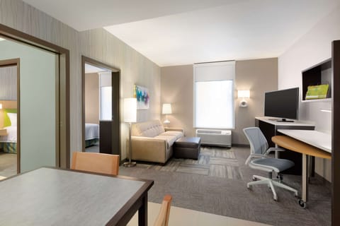 Suite, 1 Bedroom | Premium bedding, in-room safe, blackout drapes, iron/ironing board
