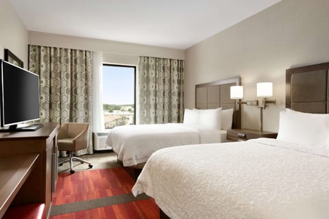 Room, 2 Queen Beds, Non Smoking, Refrigerator | Premium bedding, pillowtop beds, in-room safe, desk