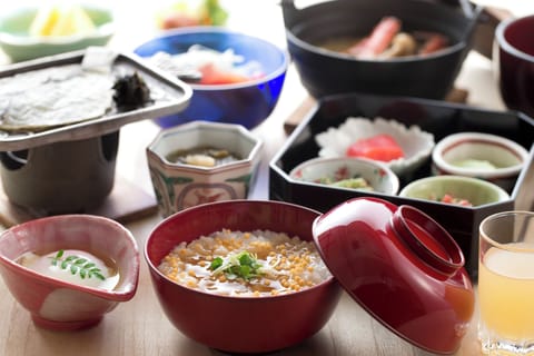 Free daily Japanese breakfast