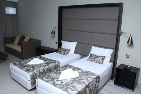 Business Twin Room | Premium bedding, minibar, in-room safe, desk