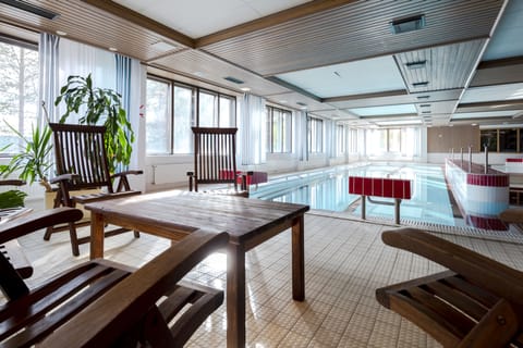 Indoor pool, open 6:00 PM to 9:00 PM, sun loungers