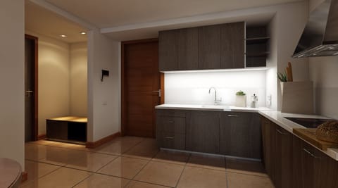 PRESIDENTIAL SUITE | Private kitchen | Fridge, stovetop, coffee/tea maker, electric kettle