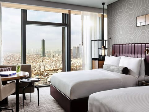 Room, City View (Skyline) | Premium bedding, pillowtop beds, minibar, in-room safe