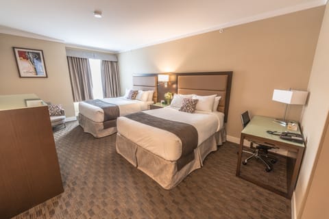 Standard Double Room, 2 Queen Beds | 1 bedroom, premium bedding, in-room safe, desk