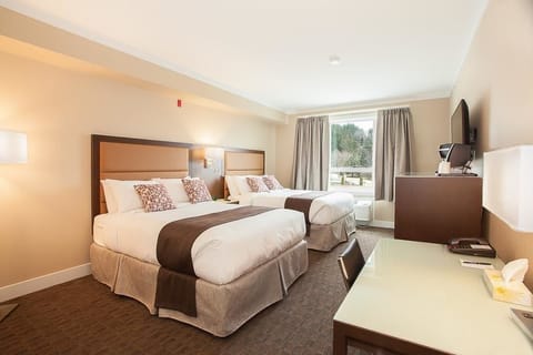 Standard Double Room, 2 Queen Beds | 1 bedroom, premium bedding, in-room safe, desk
