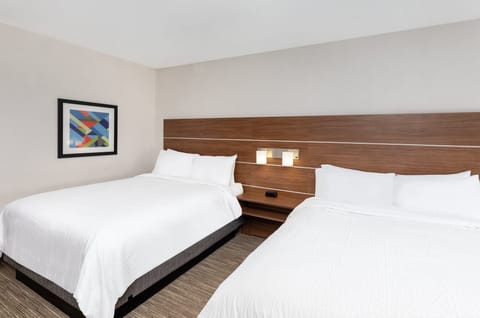 Standard Room, 2 Queen Beds | In-room safe, desk, iron/ironing board, free cribs/infant beds