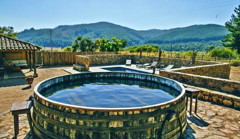 Seasonal outdoor pool, pool umbrellas, sun loungers