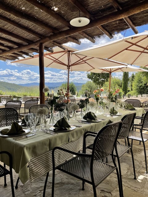 Lunch, dinner served; Italian cuisine, garden views 