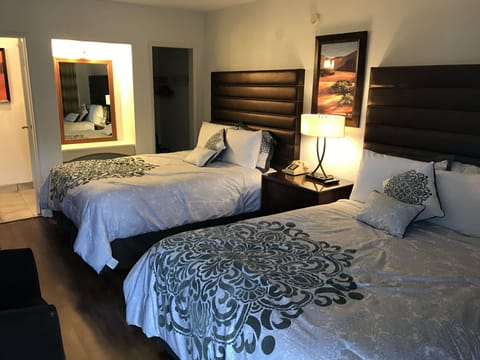 Standard Room, 2 Queen Beds | Free WiFi, bed sheets