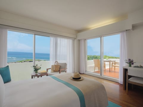 Classic Room, 2 Twin Beds, Terrace, Ocean View | Premium bedding, minibar, in-room safe, desk