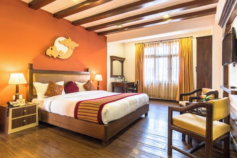 Boutique Double Room | Premium bedding, in-room safe, desk, iron/ironing board