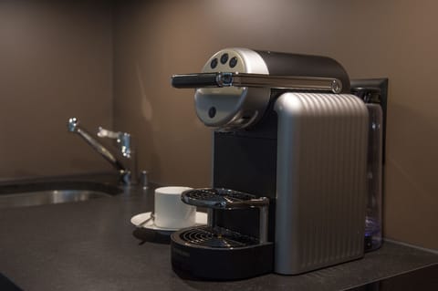 Superior Studio, Accessible, Terrace | Private kitchen | Fridge, electric kettle