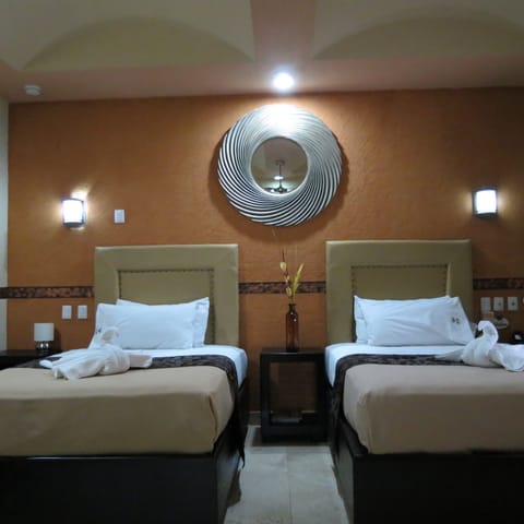 Double Room, 2 Queen Beds | In-room safe, free WiFi, bed sheets