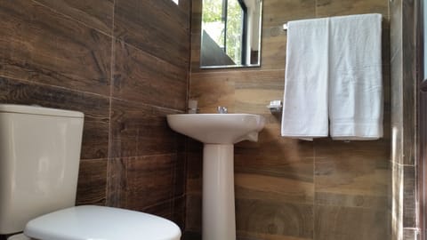 Deluxe Double Room | Bathroom | Shower, free toiletries, hair dryer, bathrobes