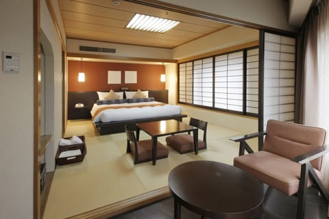 Japanese-Style Room - Neo Ryukyu, Non Smoking | Down comforters, in-room safe, individually decorated