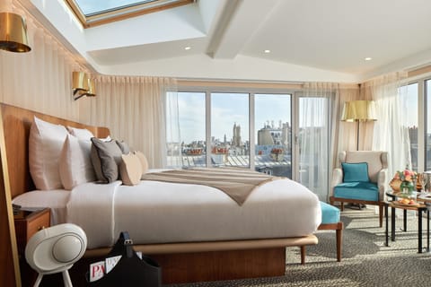 The Rooftop  | Egyptian cotton sheets, premium bedding, minibar, in-room safe