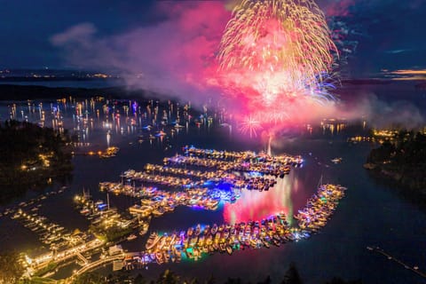 Front of property - evening/night