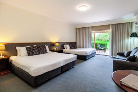 Executive Room, 2 Double Beds | Minibar, desk, iron/ironing board, cribs/infant beds