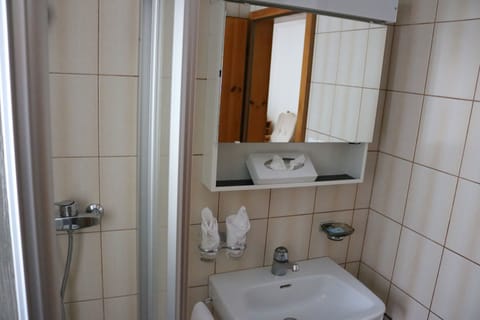 Economy Double Room, 1 Bedroom, Mountain View | Bathroom | Shower, towels