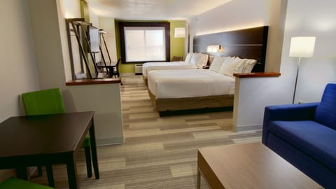 Suite, 2 Queen Beds | In-room safe, desk, iron/ironing board, cribs/infant beds