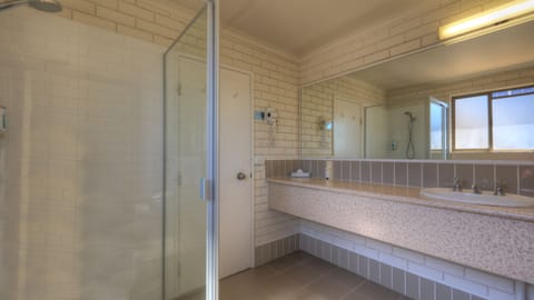 Queen Executive | Bathroom | Shower, free toiletries, hair dryer, towels
