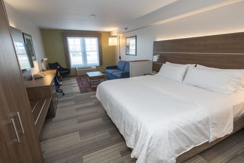 Suite, 1 King Bed | Desk, blackout drapes, iron/ironing board, free cribs/infant beds
