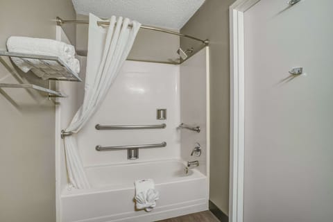 Standard Room, Accessible, Refrigerator & Microwave | Accessible bathroom