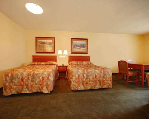 Standard Room, 2 Queen Beds, Non Smoking | Desk, rollaway beds, free WiFi, bed sheets