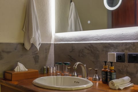 Signature Studio Suite | Bathroom | Eco-friendly toiletries, hair dryer