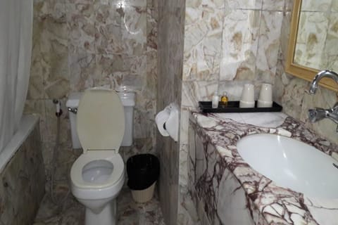 Deluxe 1 Bedroom Apartment | Bathroom | Shower, free toiletries