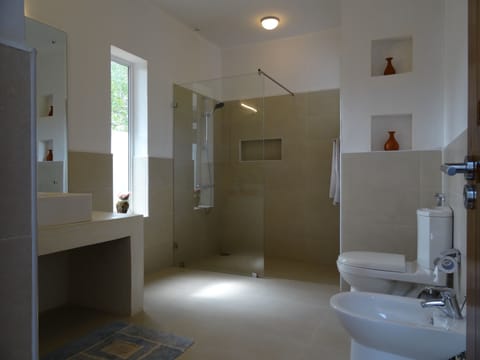Deluxe Villa, 4 Bedrooms, Mountain View | Bathroom | Shower, free toiletries, hair dryer, bidet