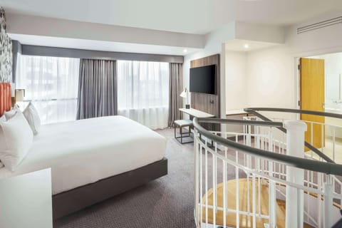 Duplex, 1 King Bed (Master Suite) | Premium bedding, minibar, in-room safe, individually decorated