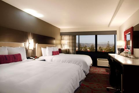 Premium Room, 2 Queen Beds, Non Smoking, Tower | Desk, blackout drapes, soundproofing, iron/ironing board