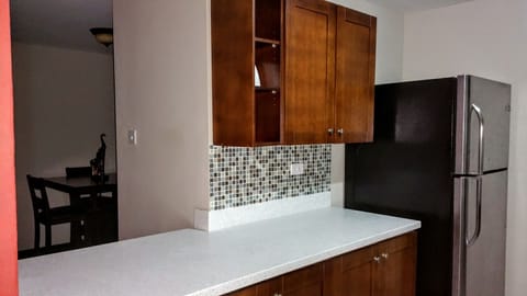 Superior Villa, 2 Bedrooms, Kitchen, Beach View | Private kitchen | Full-size fridge, microwave, oven, stovetop