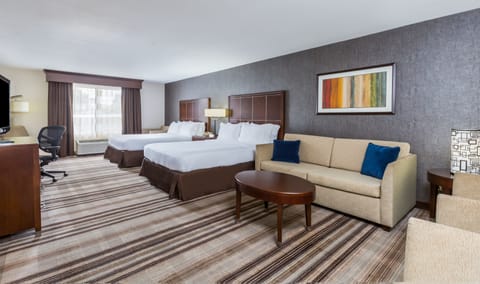 Suite, Multiple Beds | In-room safe, desk, laptop workspace, blackout drapes