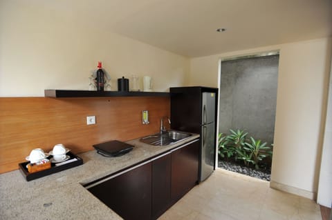 Luxury Villa, 2 Bedrooms | Private kitchen | Coffee/tea maker