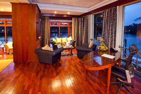 One-Bedroom River Suite | Living area | LCD TV
