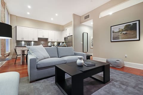 Adjacent Three Bed Three Bath Apartment | Living area | 42-inch flat-screen TV with cable channels, TV